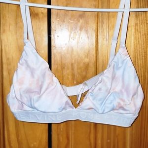 Rose & Vine, triangle bra. Tiedye pastel